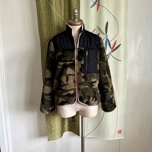 Rails Camo Fur Zipped Jacket - Sz XS
